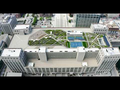 Chicago's Old Post Office Building in 2020 - Indoor Drone Tour - YouTube