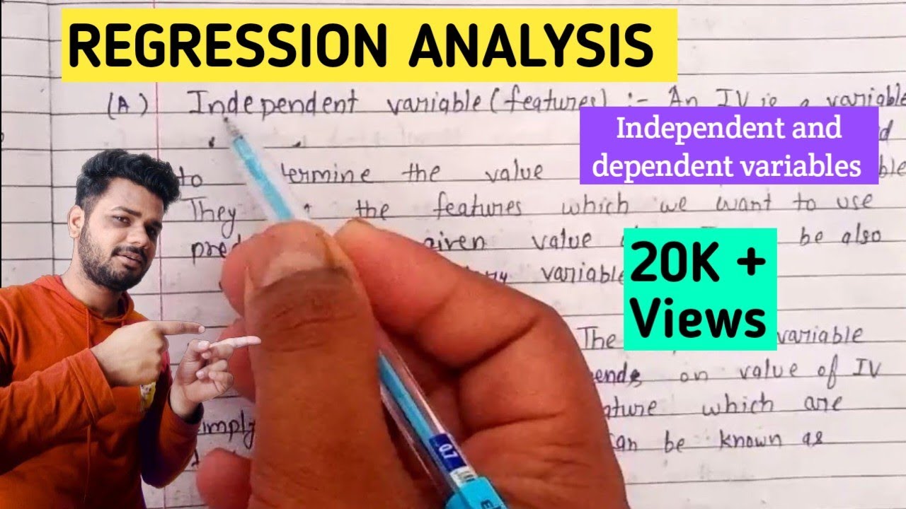 Regression analysis in machine learning | Independent & dependent ...