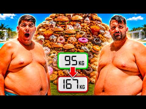 🍕WHO GAINS THE MOST WEIGHT IN 24 HOURS at VILLA ELITES WINS! 🍔