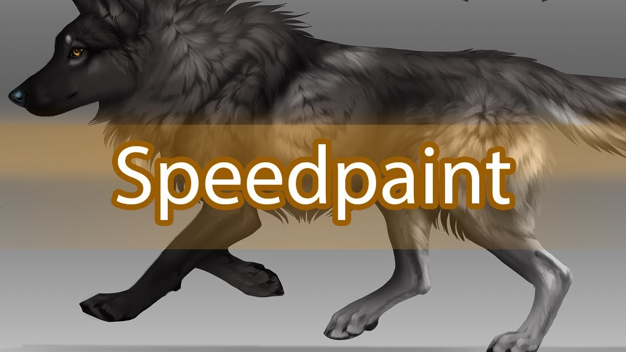 Wolf base speedpaint - YouTube