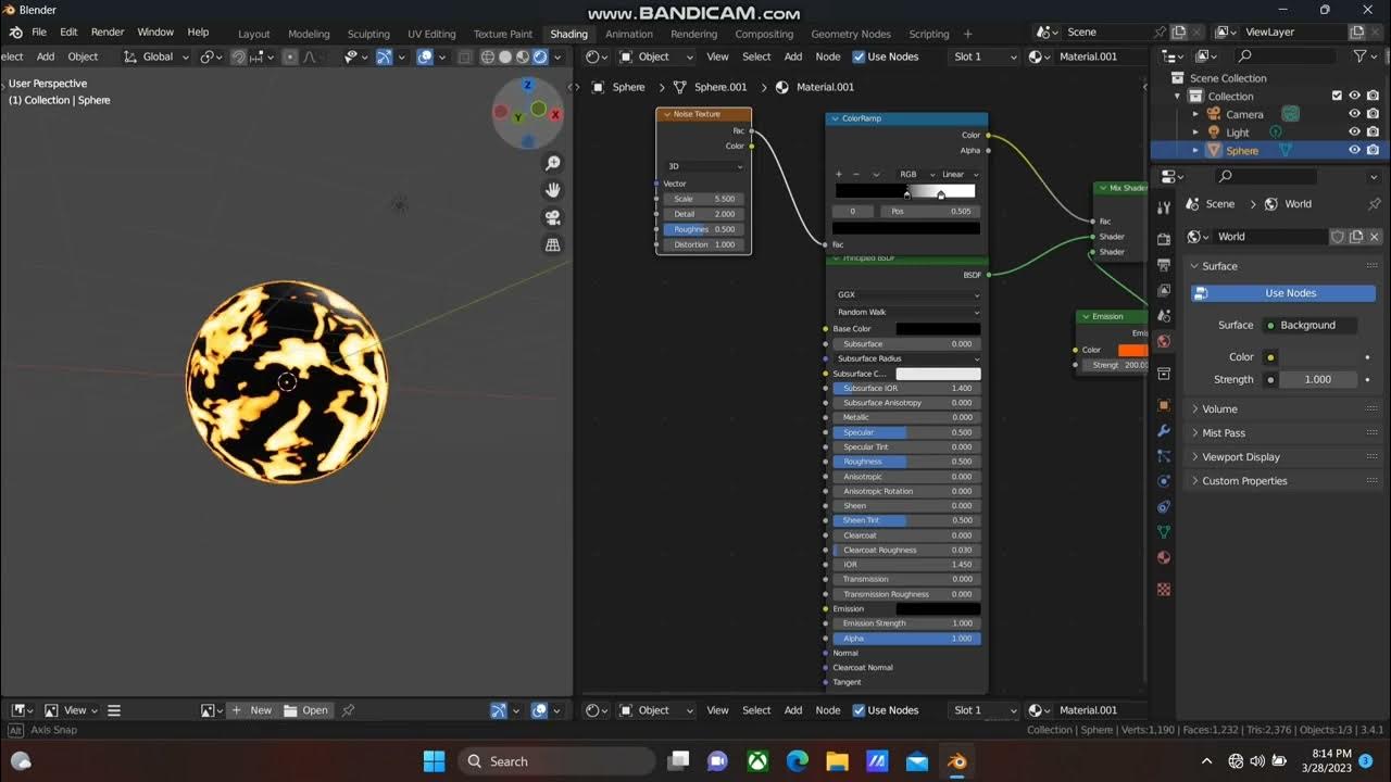How to create magma fire in jus 5 min I #blender #shorts #viral - YouTube