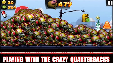 Cheat Zombie Tsunami Playing With The Crazy Quarterback Zombies!