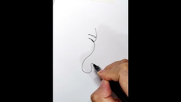 Learn how to draw a side face with a single continuous line