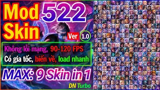 Hướng Dẫn MOD 522 SKIN Liên Quân Full Hiệu Ứng Mới Nhất Mùa S3-2026 - VER 1.0 | DN TURBO |