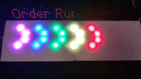 Animasi - 086  | Sample Strobo Wave 4 Baris / 5 baris WS2811 WS2812