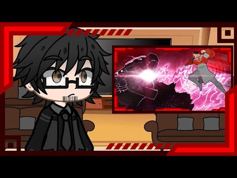 MV Humans react to Evolved Godzilla vs Thragg || ‎⁨@slick4785⁩ || Gacha Club