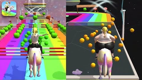 Fat 2 Fit! Unicorn Challenge Gameplay Walkthrough (ios, Android) Mobile Update Level 9 to 13