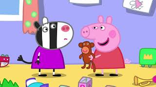 peppa pig monkey has a cough peppa pig official family kids cartoon