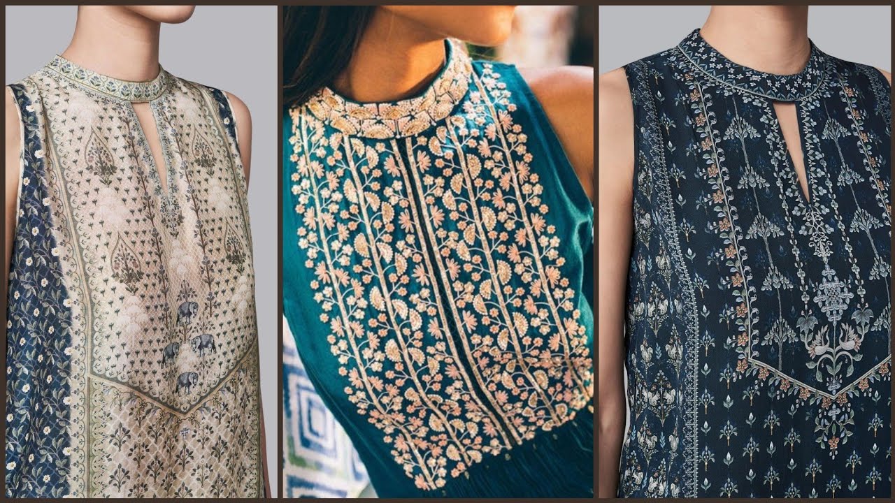 Forever 30 Best Neck Designs For Qamiz/Shirts/Kurti 2019/20