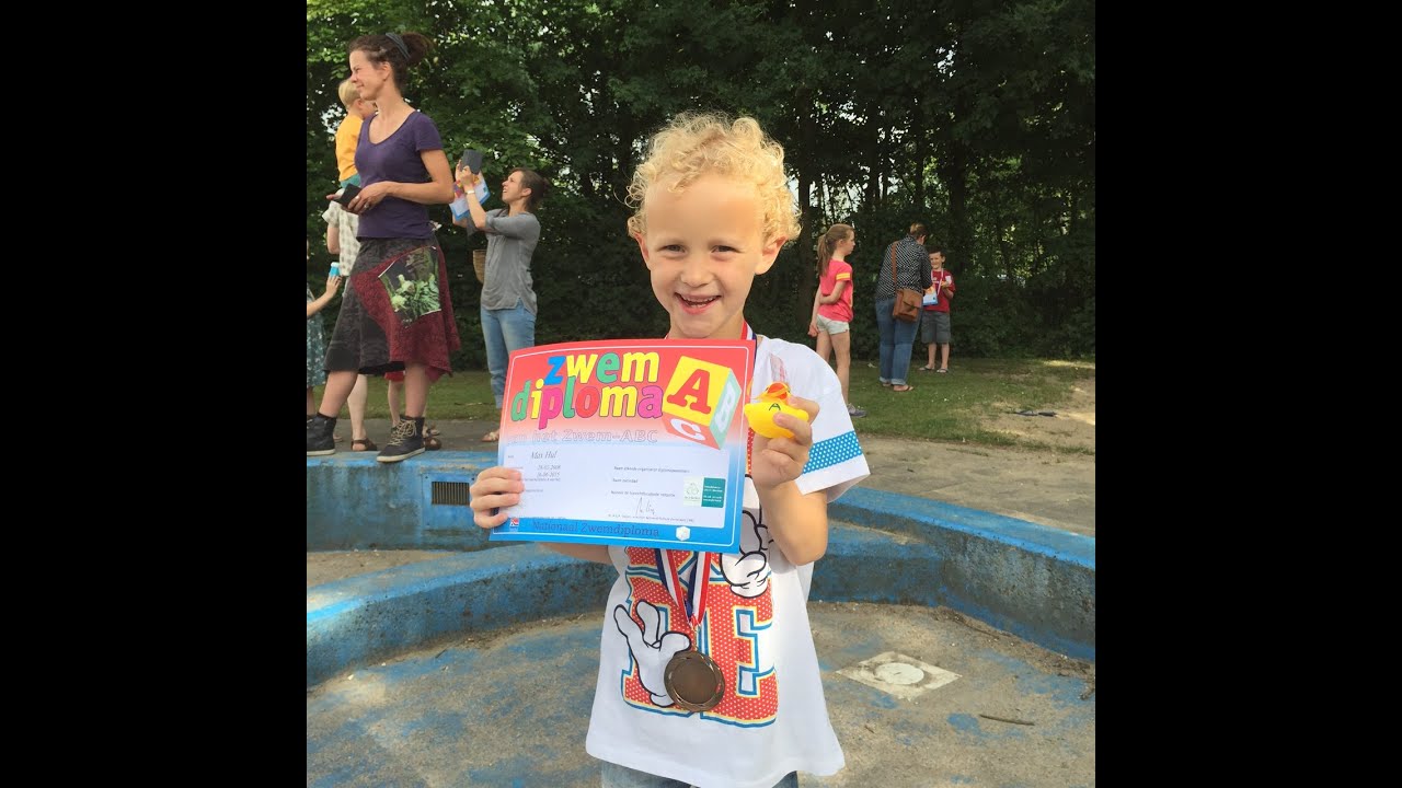 Zwemdiploma A van Max