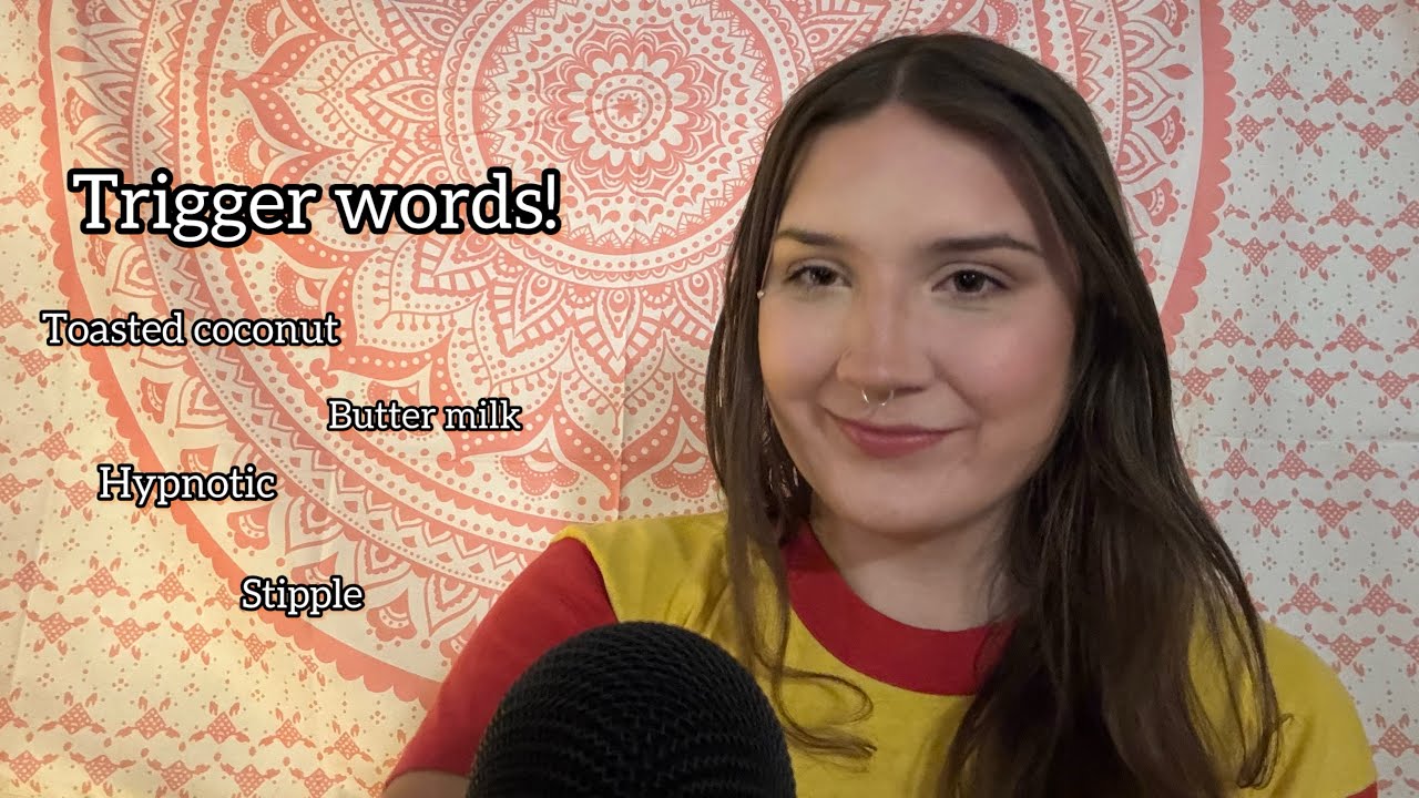 30 Minutes of ASMR Trigger Words 