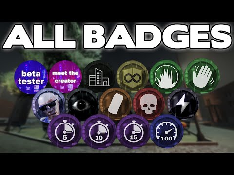 Nico's Nextbots - How to get ALL 14 BADGES! [ROBLOX] 