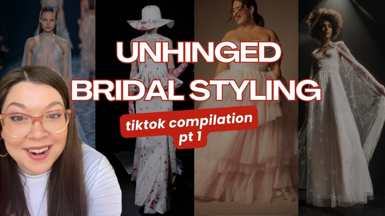 Styling Unhinged Bridal Dress Themes | Tiktok Series Compilation 💕