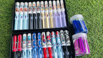 Mẫu bút máy xoá được mới nhất và cách sử dụng mực ống