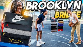 I pulled up to Brooklyn Bridge Park and played random hoopers for my sneaker collection...