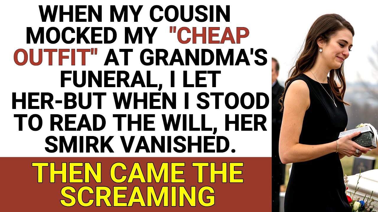 Cousin Mocked My Cheap Outfit at the Funeral—Then I Read Grandma's Will