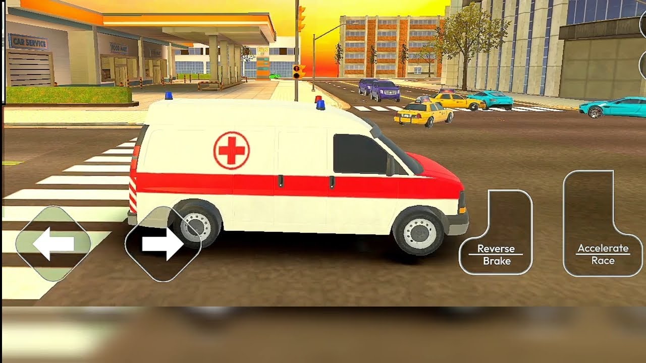 Ambulance Rescue Simulator Game Gameplay Video 🚑🎮 Bike Accident Rescue Gameplay 🎮 Mission Complete ✅
