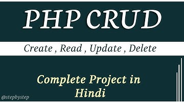 Complete PHP CRUD project in one Video || Create - Read - Update - Delete #php #phpcrud #phpprojects
