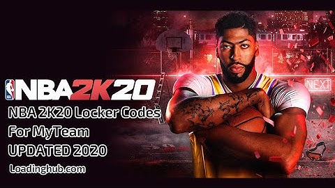 NBA 2K20 Locker Codes For MyTeam UPDATED 2020