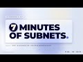 7 Minutes of Subnets: April 29th
