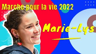 Discours de Marie Lys à la Marche pour la vie 2022