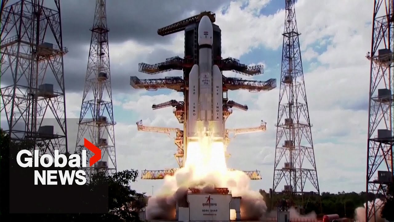 History In The Making India Launches Rocket To Land On Moon s South History In The Making India Launches Rocket To Land On Moon s South