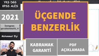 Üçgende Benzerli̇k 1 Adim 2024 Yks Dgs Kpss Ales 