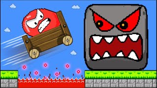 Мульт If Red Ball 4 was in Super Mario Bros Red Ball vs Billberry Boss Game Animation