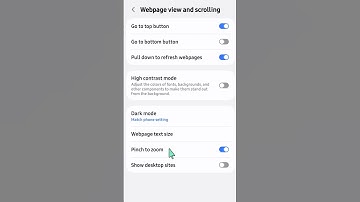 How To Customize Webpage View and Scrolling in Samsung Internet #smartphone #androidphone #how