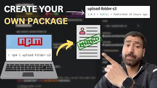 #1 Create a Useful Npm Package(upload-folder-s3) in ENGLISH #interview #hired #npm