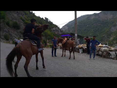 İsmayıllı rayonu Zərnava körpüsü. Lahıca gedən yolda Zərnava körpüsü