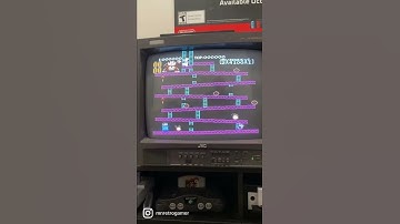Nintendo NES donkey Kong classics glitch!