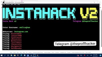 InstaHack v2 Tool @snap2hack