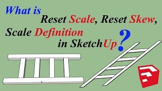 What is Reset Scale, Reset Skew & Scale Definition in SketchUp