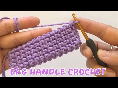 BAG HANDLE CROCHET EASY#ÇANTA SAPI YAPIMI- -17- - #Çant Sapı Modelleri