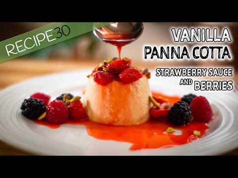 Baked Vanilla Panna Cotta, A dessert that drives people crazy!