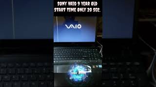 Sony Vaio Laptop 9 year old | Start-Up Time