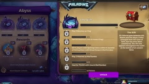 Paladins "Beach Bash" Event Pass - Trials Of The Realm: Abyss Challenges