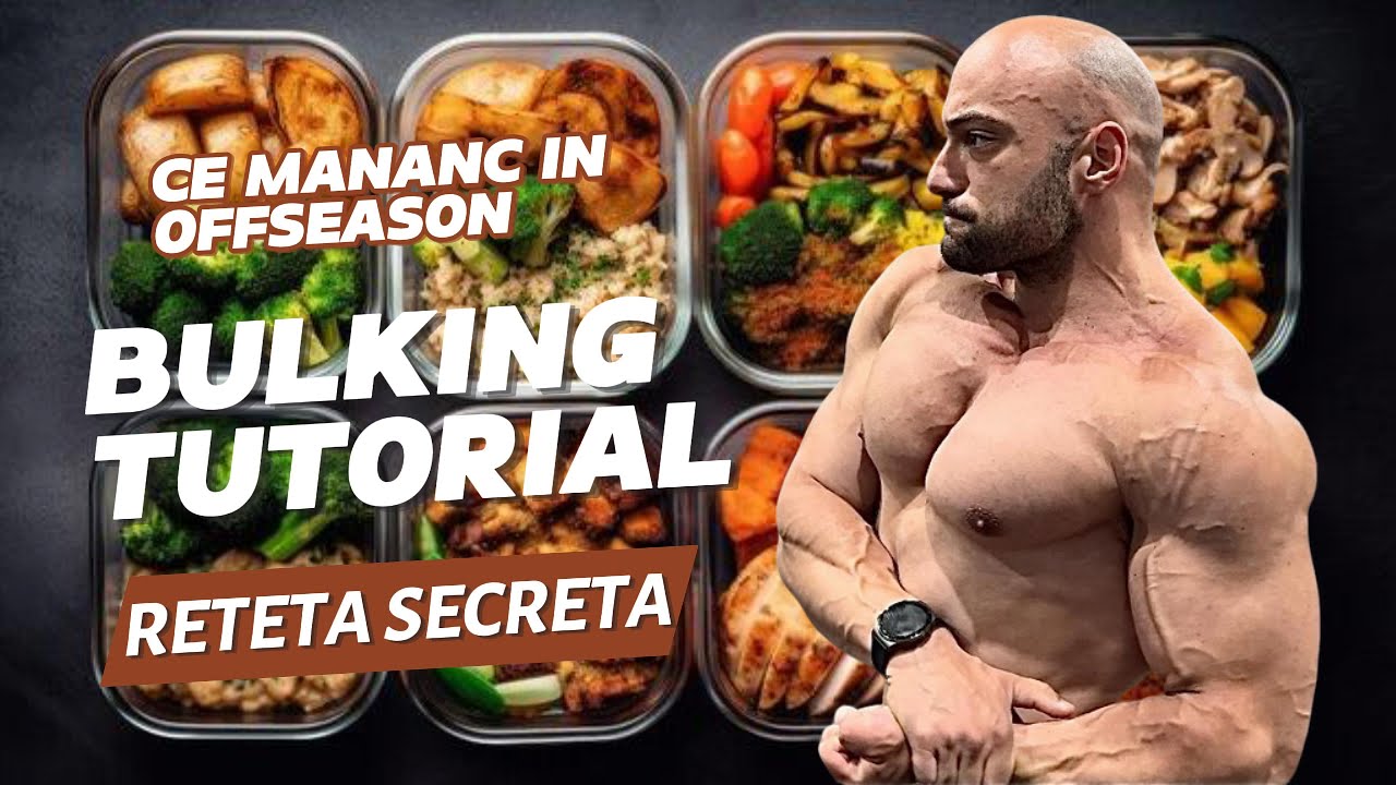 Masă Musculară Ziua 25: TOT CE MǍNÂNC(meniu complet) + ANTRENAMENT PUSH #Timișoara