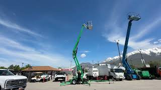 Tow Behind Aerial Boom Lift 2015 JLG T500J 50' Platform with Jib Portable Manlift Articulating