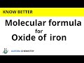 Determine the molecular formula of an oxide of iron containing 69.9% iron and 30.1% oxygen.