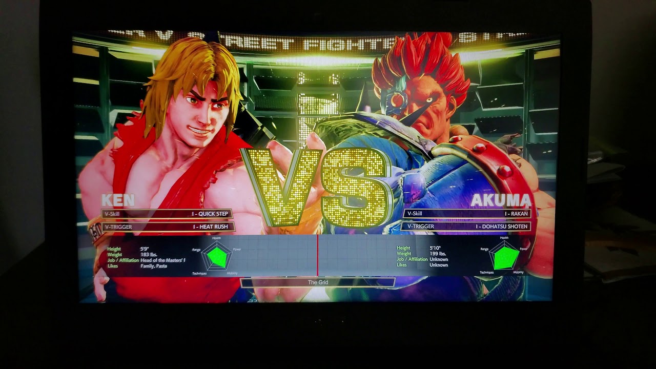 Street Fighter V mods - Classic SF2 Ken vs Cyber Akuma