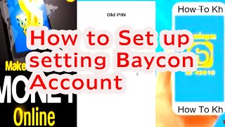 How to set up setting in Baycon account, Speaking English for Baycon training screenshot 2