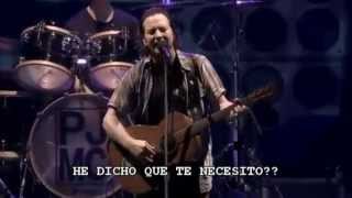 Video thumbnail of "Pearl Jam .:Just Breath:. (subtitulado en español) Live in Lollapallooza Chile  2013"