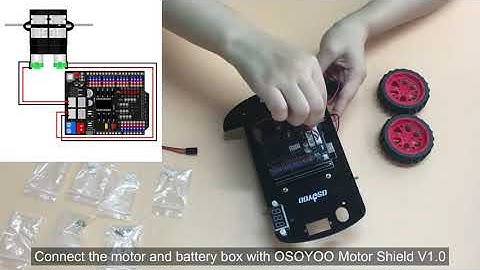 Osoyoo Model-3 V2.0 Robot Car Lesson 1: Basic robot car assembly