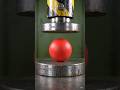 Hydraulic press VS rubber ball ⚽ #viral #trending #ytshorts