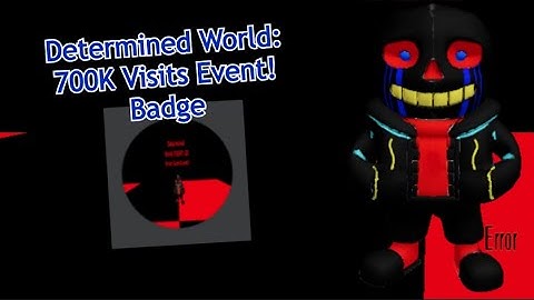 Determined World 3D Error Sans Event Beaten
