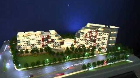 K&A Models - Architectural Model - Dynamic Buildings Lighting Effects