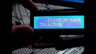 DS18B20 test with AVR ATmega8