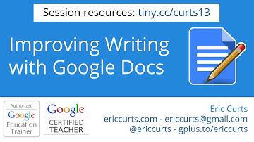 Improving the writing process with Google Docs